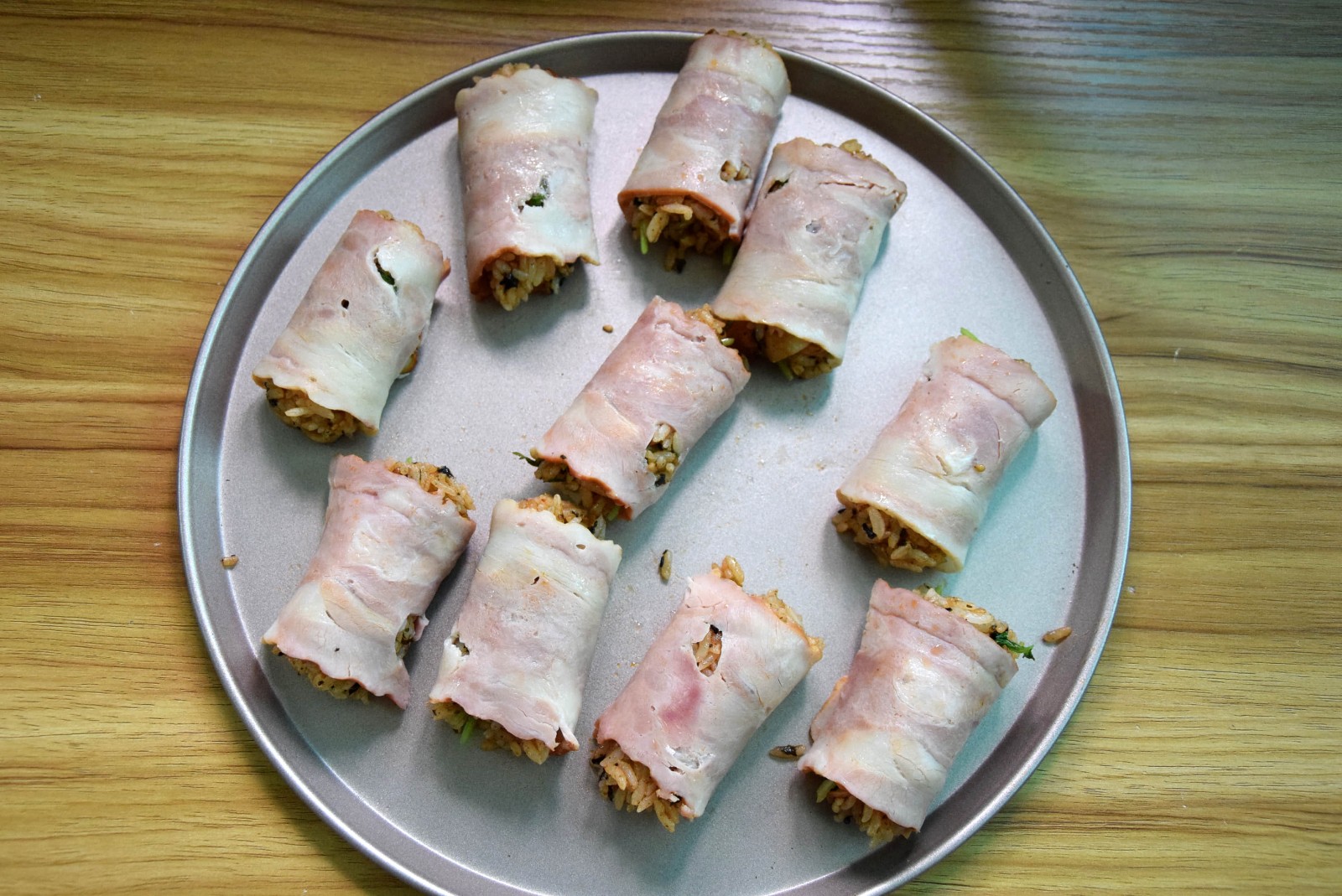 沙茶蘑菇培根飯卷怎么做好吃,沙茶蘑菇培根飯卷的做法步驟