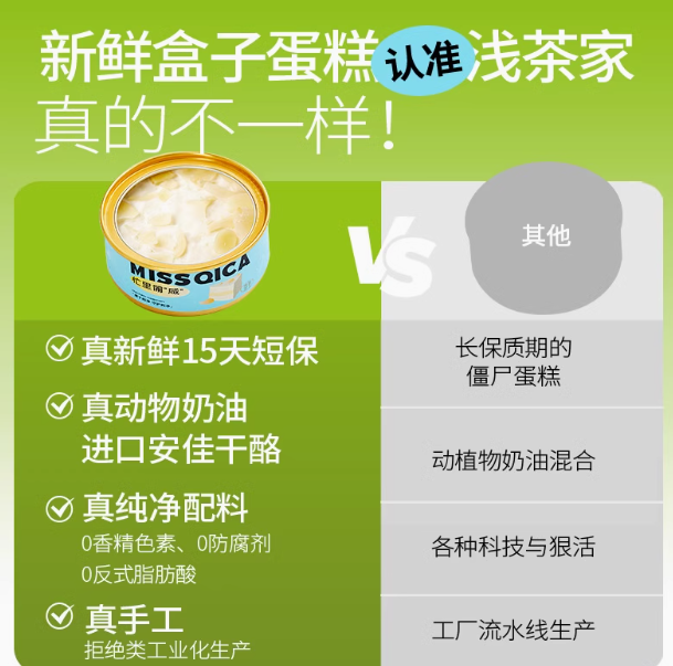  淺茶家盒子蛋糕