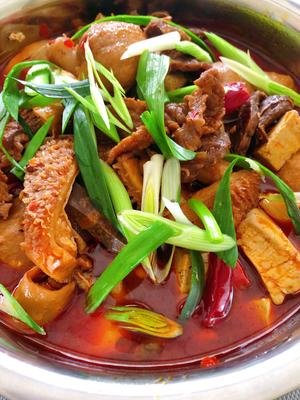 香辣牛雜煲怎么做好吃,香辣牛雜煲的做法步驟