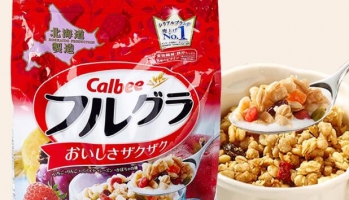 日本進(jìn)口北海道Calbee富果樂水果顆粒谷物兒童早