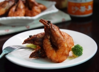 沙茶醬脆皮蝦怎么做好吃,沙茶醬脆皮蝦的做法步驟