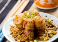 金針菇沙茶肉卷怎么做好吃,金針菇沙茶肉卷的做法步驟