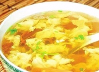 雞蛋黃花湯