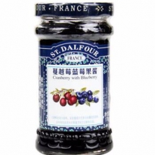 法國進口圣桃園蔓越莓藍莓果醬