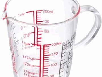 日本HARIO進口玻璃刻度量杯