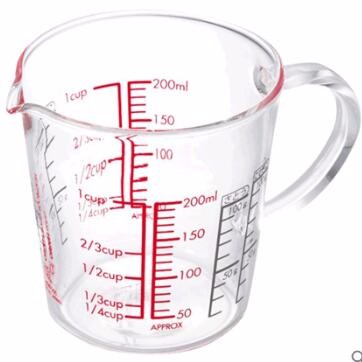 日本HARIO進口玻璃刻度量杯