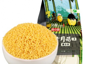 十月稻田黃小米1kg紅谷小米