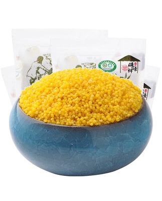 朱碌科東北有機紅谷黃小米250g*4袋