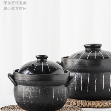 萬古燒日本進口砂鍋雙層蓋土鍋