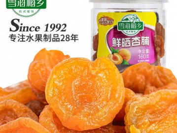 雪海梅鄉(xiāng)鮮曬杏脯160gx3