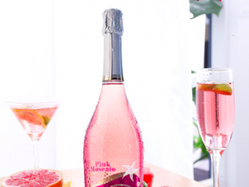 西班牙進(jìn)口紅酒愛之灣桃紅甜起泡氣泡酒