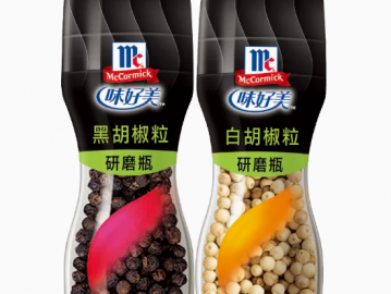 味好美McCormick手動研磨瓶黑白胡椒粉