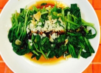 白灼雞毛菜，雞毛菜的最佳打開方式怎么做好吃,白灼雞毛菜，雞毛菜的最佳打開方式的做法步驟